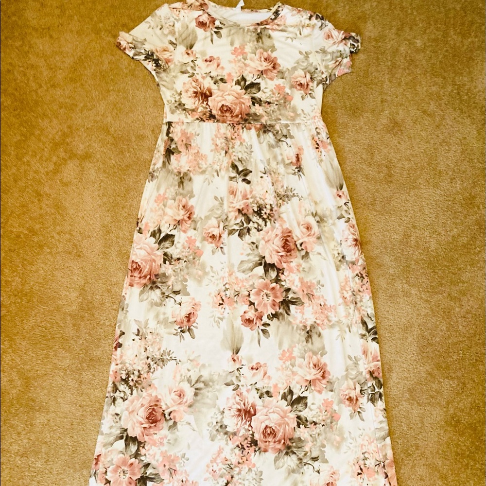 Pink Blush Maternity/Regular Maxi Dress